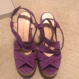 Steven Dann purple wedges